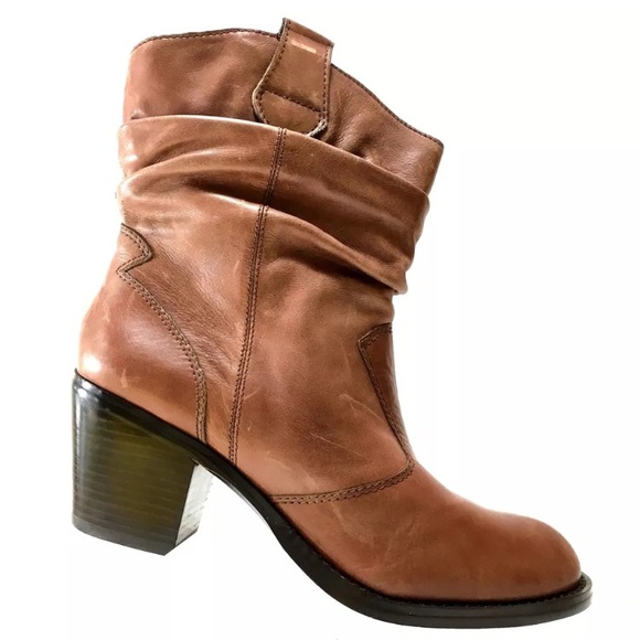 Arturo Chiang Shoes - Arturo Chiang Womens Brown Leather Western Boots